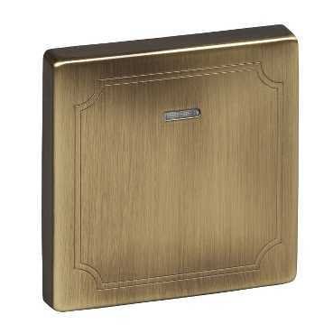 SE Merten SD Античная латунь Клавиша 1-ая с окошком для световой индикации