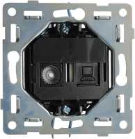 Donel Механизм комбинированой розетки TV + RJ45 cat.6/ClassE, серия N96 Collect, DTM30600