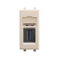 DKC Avanti Ванильная дымка Розетка тип А-А USB 3.0 1 модуль