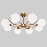 Потолочная люстра 70154/8 латунь Eurosvet Frost