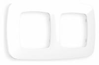 Рамка OMEGA Ecta (Белый глянец) 2-ая OF140102