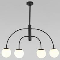 Потолочный светильник со стеклянным плафоном 30179/4 черный Eurosvet Cenacolo