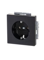 ABB BJE Solo/Future Черный бархат Розетка с/з