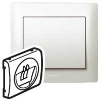 Legrand Galea Life Жемчуг Накладка аудиорозетки 1-ой