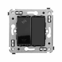 DKC Avanti Черный квадрат Диммер кнопочный