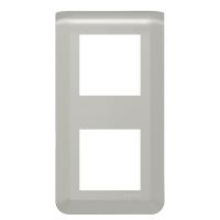 Legrand Mosaiс Рамка - Программа Mosaic - 2х2 модуля - вертикальная - алюминий