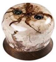 BIRONI Фаберже Керамика Мрамор золото Розетка TV/R-SAT оконечная