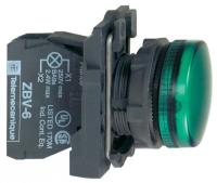 Schneider Electric XB5 Лампа сигнальная зелёная светодиодная 24В