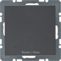 Berker Q Антрацит с эффектом бархата Заглушка