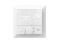 Donel Термостат с датчиком пола, программируемый с Wi-Fi , 16 A, 55*55 мм.белый, ручка настройки,серия DTEF