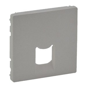 Legrand Valena LIFE Алюм Накладка розетки ТЛФ/комп 1-ой