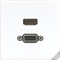 JUNG HDMI / VGA, слоновая кость