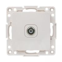 EKF PROxima Стокгольм Белый Розетка TV, 75Ом, 5-862МГц