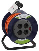 ЭРА RPx-4es-3x1.5-20m Удлинитель силовой на пластиковой катушке c/з 4 гн 20м ПВС 3х1.5