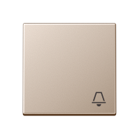 JUNG Клавиша с символом "звонок" шампань