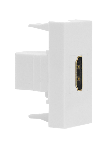 Donel Розетка HDMI, 1мод., бел. (22.5х45мм), DECF29W