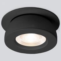 Встраиваемый точечный светодиодный светильник Pruno черный 8W 4200К (25080/LED) 25080/LED Elektrostandard Pruno a060942