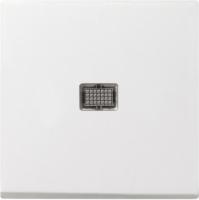 Gira S-55 Бел Клавиша с большим контрольным отверстием