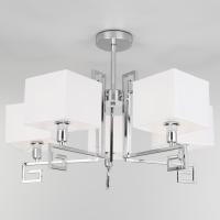 Потолочная люстра с абажурами 60115/5 хром Eurosvet Alma