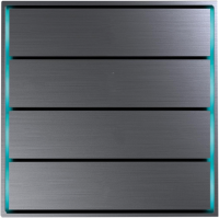Donel Сенсорный кнопочный модуль KNX, 4 группы, космический серый, DPF8371SG