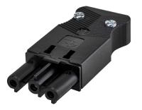 Simon Connect Графит Вилка Quick Connection "мама" 3 контакта в разъём CR0002-..