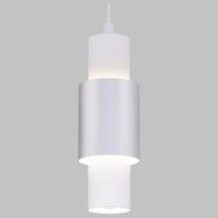 Подвесной светильник 50204/1 LED белый / серебро Eurosvet Bento