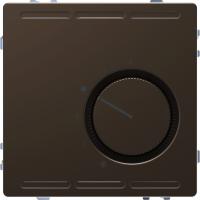 SE Merten D-Life Мокко Терморегулятор с центральной платой с переключателем конт.24В