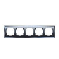 Рамка на 5 постов  (черный) WL08-Frame-05