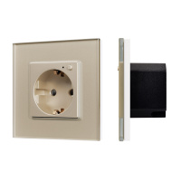 Arlight Розетка электрическая с Zigbee управлением SCT-OMALI-EUZB1-PL-GD (240V, 16A, Zigbee) (-)