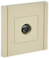 IEK FORTE&PIANO Ваниль Розетка TV оконечная FP428