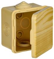 IEK Коробка расп. КМ для о/п D=85х40мм IP54 4 вв. сосна