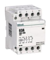 DEKraft МК-103 Контактор модульный 2НО+2НЗ 40А 230В DEKraft МК-103 Контактор модульный 2НО+2НЗ 40А 230В