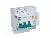 DEKraft ДИФ-101 Дифференциальный автоматический выключатель 3Р 25А 30мА AC (С) со встроенной защитой от сверхтоков