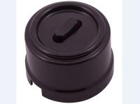 BIRONI Лизетта Пластик Коричневый Выключатель проходной 1-кл (клавишный)