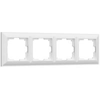 Рамка из пластика на 4 поста Fiore белый W0042201
