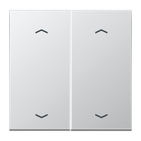 JUNG Клавиши для двойной кнопки BCU алюминий