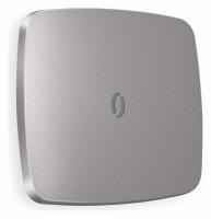 Лицевая панель OMEGA (Сталь матовый) для 1-клавишных выключателей с подсветкой QUANT OP5020