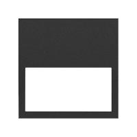 Simon 100 Черный матовый  Рамка «минимум» на 1 пост