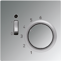 JUNG комнатный термостат, хром