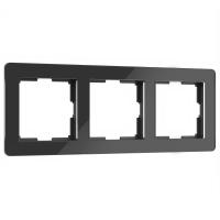 Рамка из акрила на 3 поста Acrylic черный W0032708