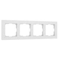 Рамка из поликарбоната на 4 поста Hammer белый W0042401