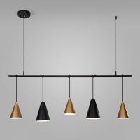 Подвесной светильник 50088/5 черный / золото Eurosvet Castle