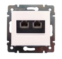 Legrand DIY Valena Крем Розетка RJ11/RJ45 Cat6 UTP