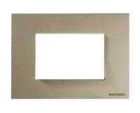 ABB NIE Zenit Шампань Рамка итальянский стандарт на 3 модуля