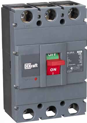DEKraft Силовой Автоматический выключатель 3P 630А c Ir=504А-630А 70кА ВА-335 DEKraf