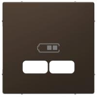 SE Merten D-Life Мокко Центральная накладка для USB механизма 2,1А