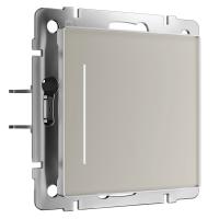 Умный сенсорный выключатель одноклавишный (дымчатый) W4513641