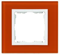 Simon 82 Nature Стекло оранж Рамка 1-ая