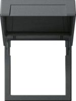 Gira System 55 Антрацит Рамка монтажная с крышкой Gira System 55 Антрацит Рамка монтажная с крышкой