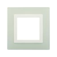 DKC Avanti Светло-зеленый Стекло Рамка 2 модуля